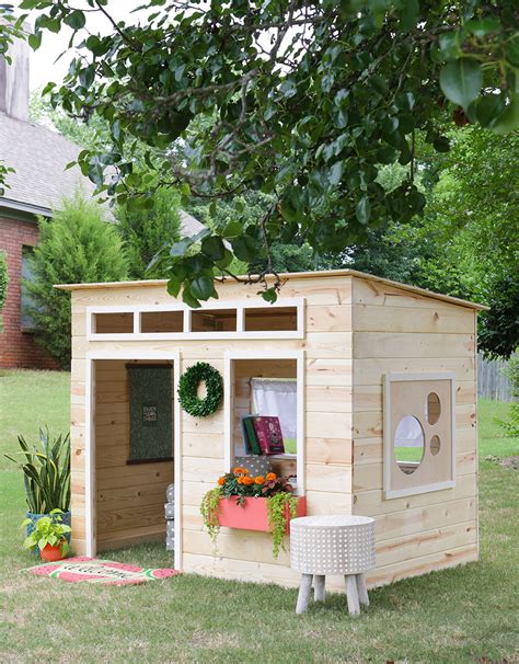 playhouse woodworking plans|diy backyard playhouse plans.